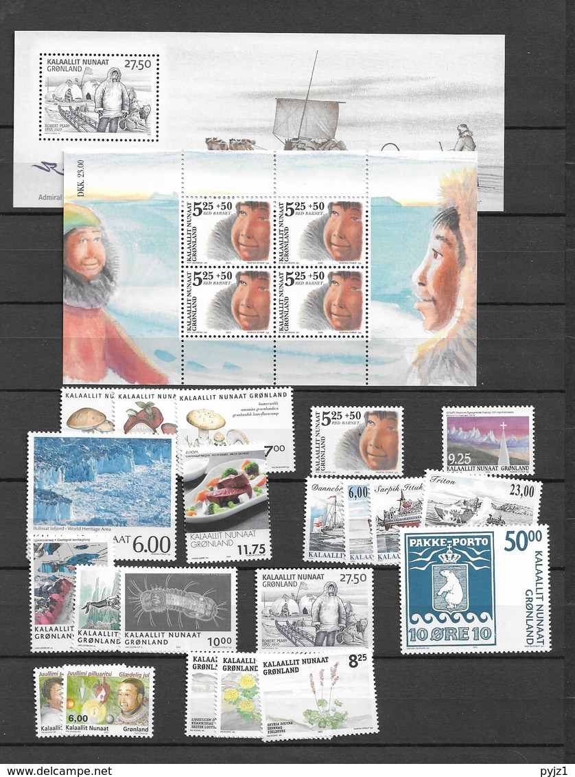 2005 MNH Greenland, Year Collection, Postfris - Annate Complete