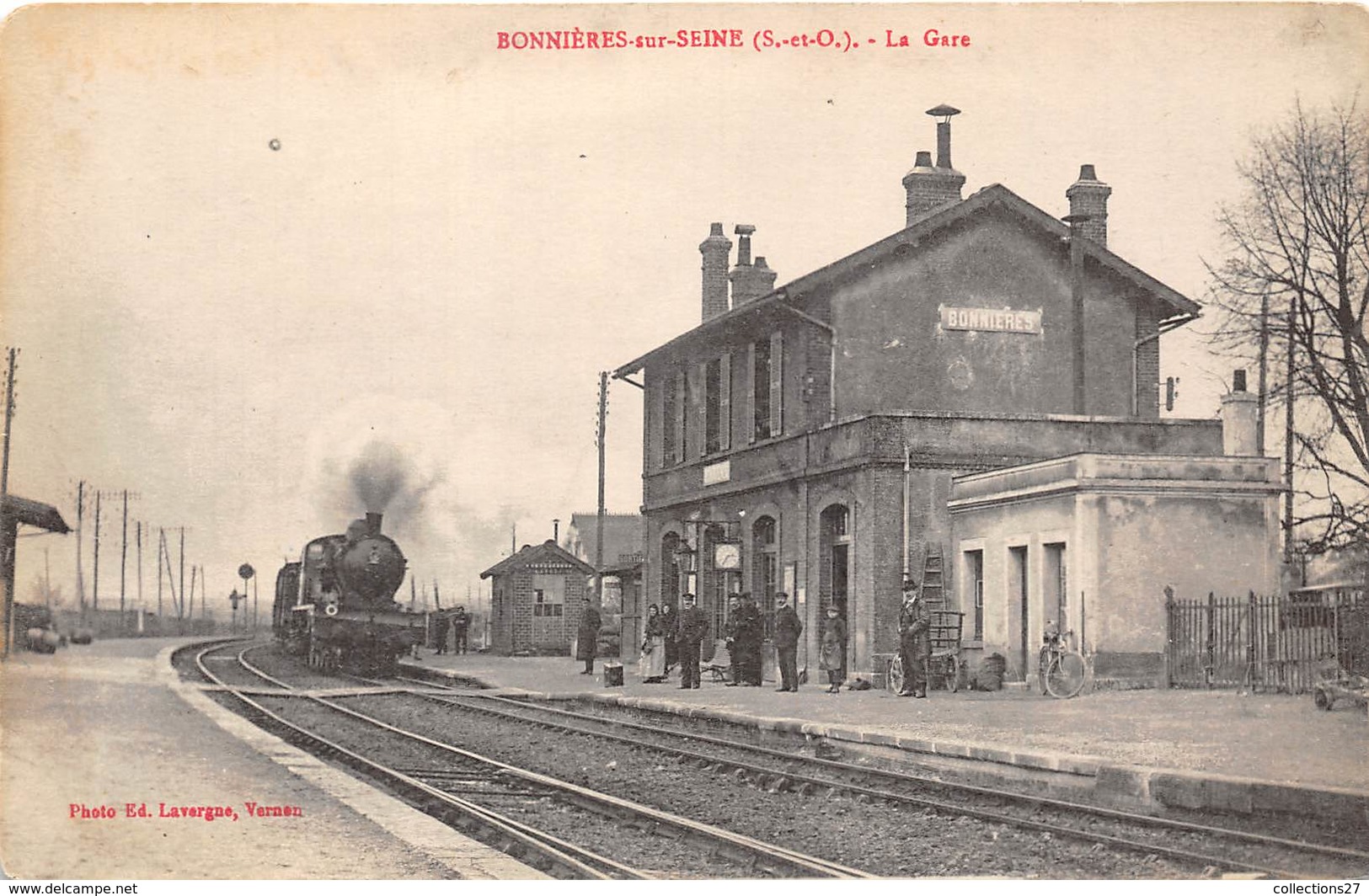 78-BONNIERES-SUR-SEINE-LA GARE - Bonnieres Sur Seine