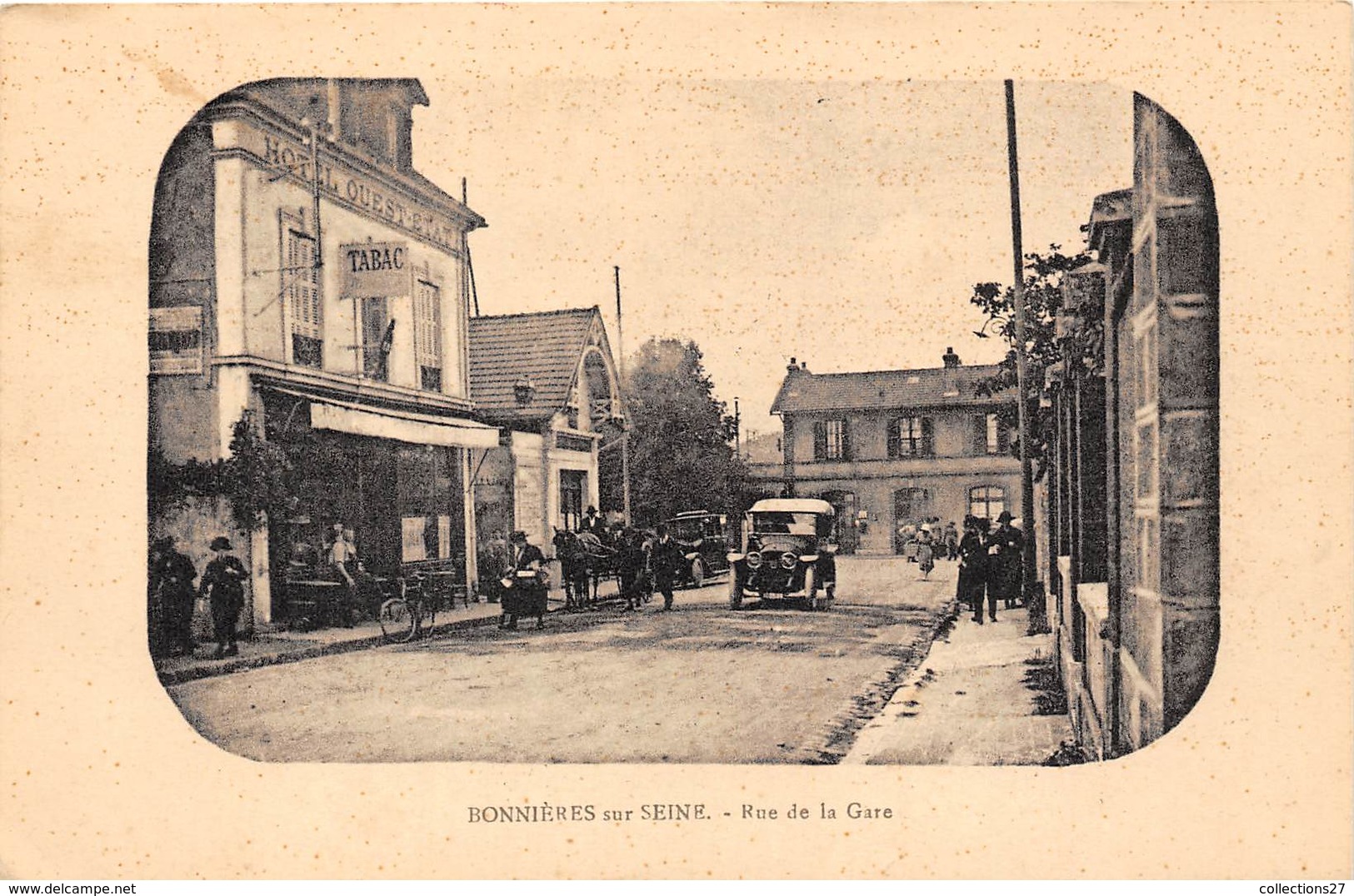 78-BONNIERES-SUR-SEINE-RUE DE LA GARE - Bonnieres Sur Seine