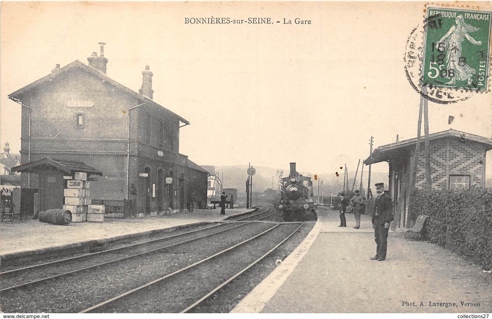 78-BONNIERES-SUR-SEINE-LA GARE - Bonnieres Sur Seine