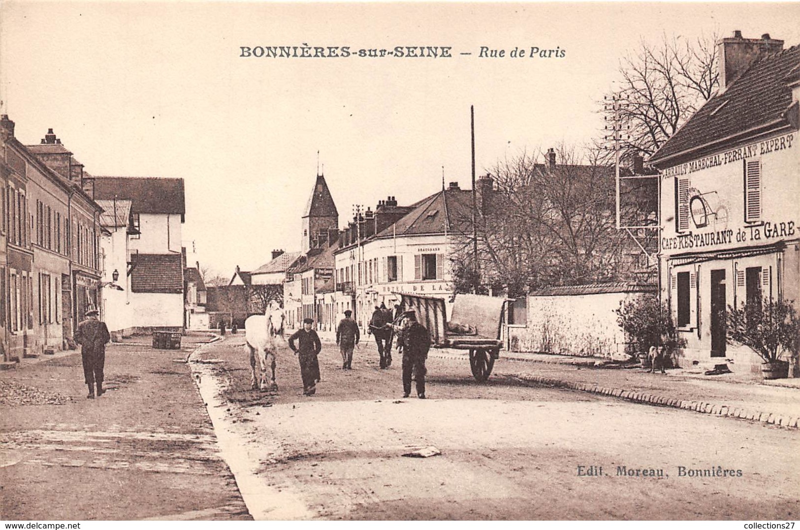 78-BONNIERES-SUR-SEINE- RUE DE PARIS - Bonnieres Sur Seine