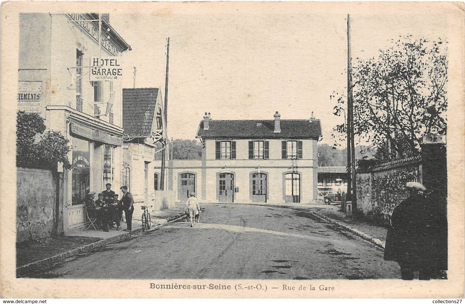 78-BONNIERES-SUR-SEINE- RUE DE LA GARE - Bonnieres Sur Seine