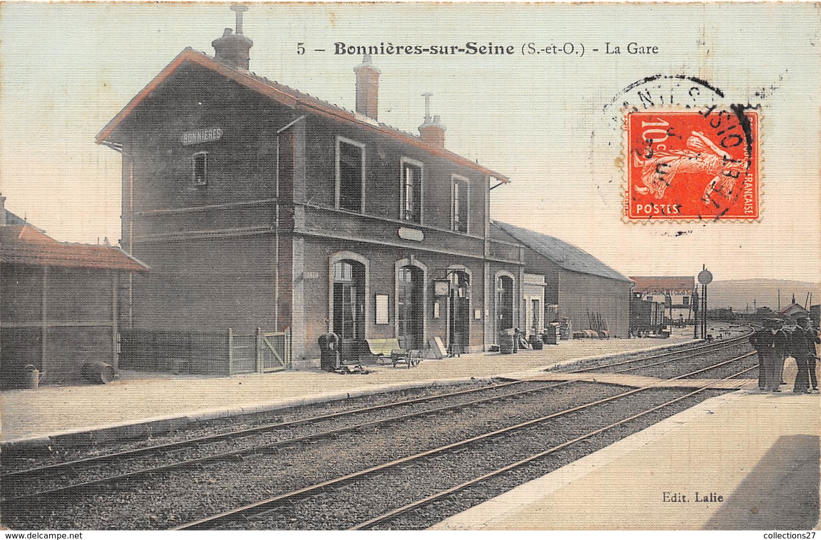 78-BONNIERES-SUR-SEINE - LA GARE - Bonnieres Sur Seine