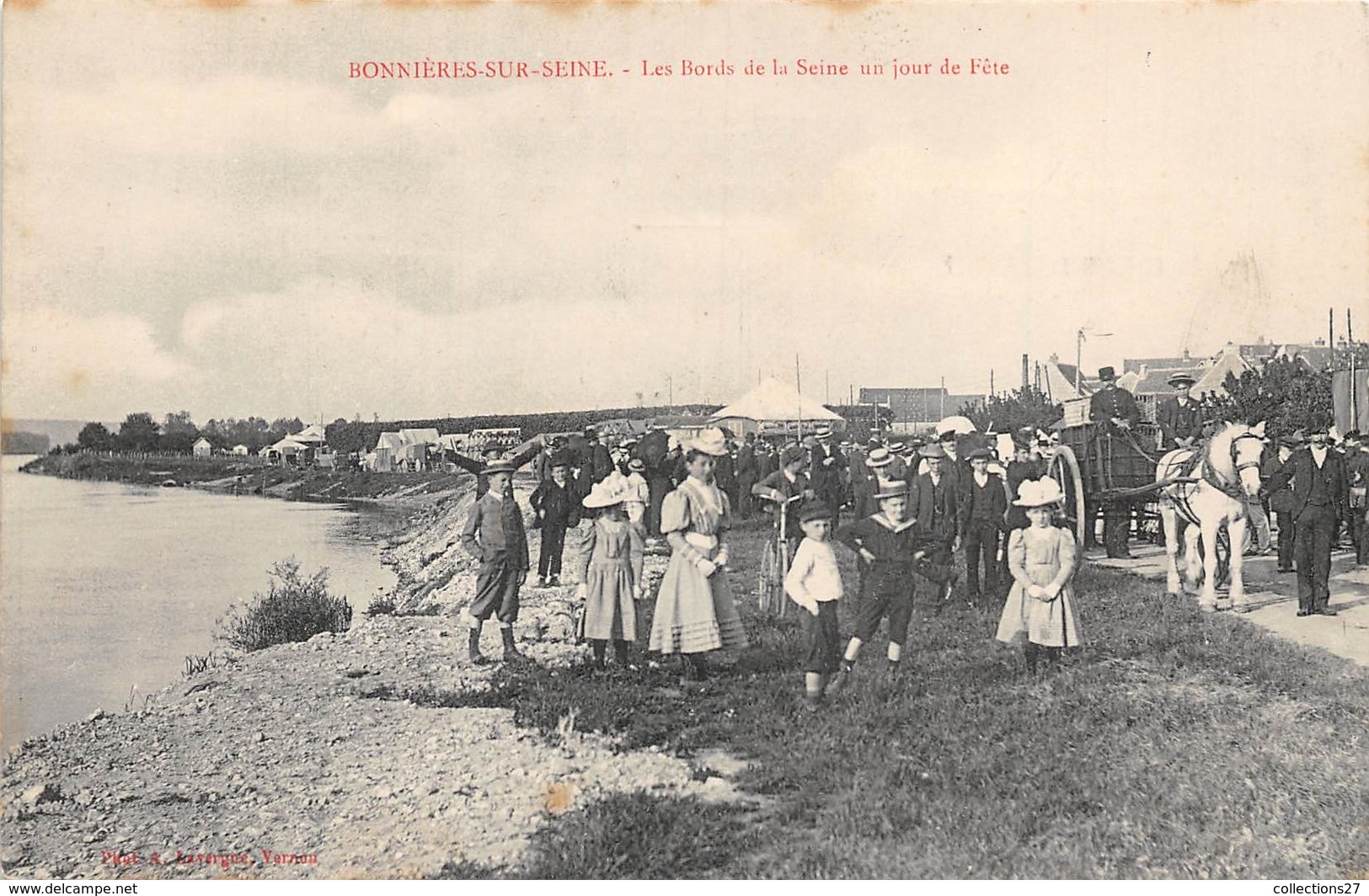 78-BONNIERES-SUR-SEINE - LES BORDS DE LA SEINE UN JOUR DE FÊTE - Bonnieres Sur Seine