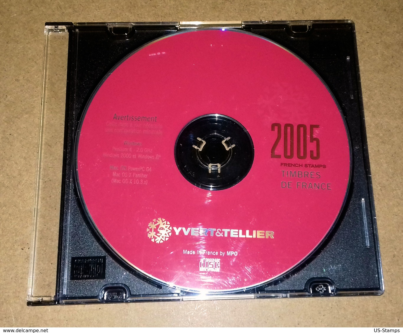 CD-ROM Yvert & Tellier Timbres De France 2005 - Français