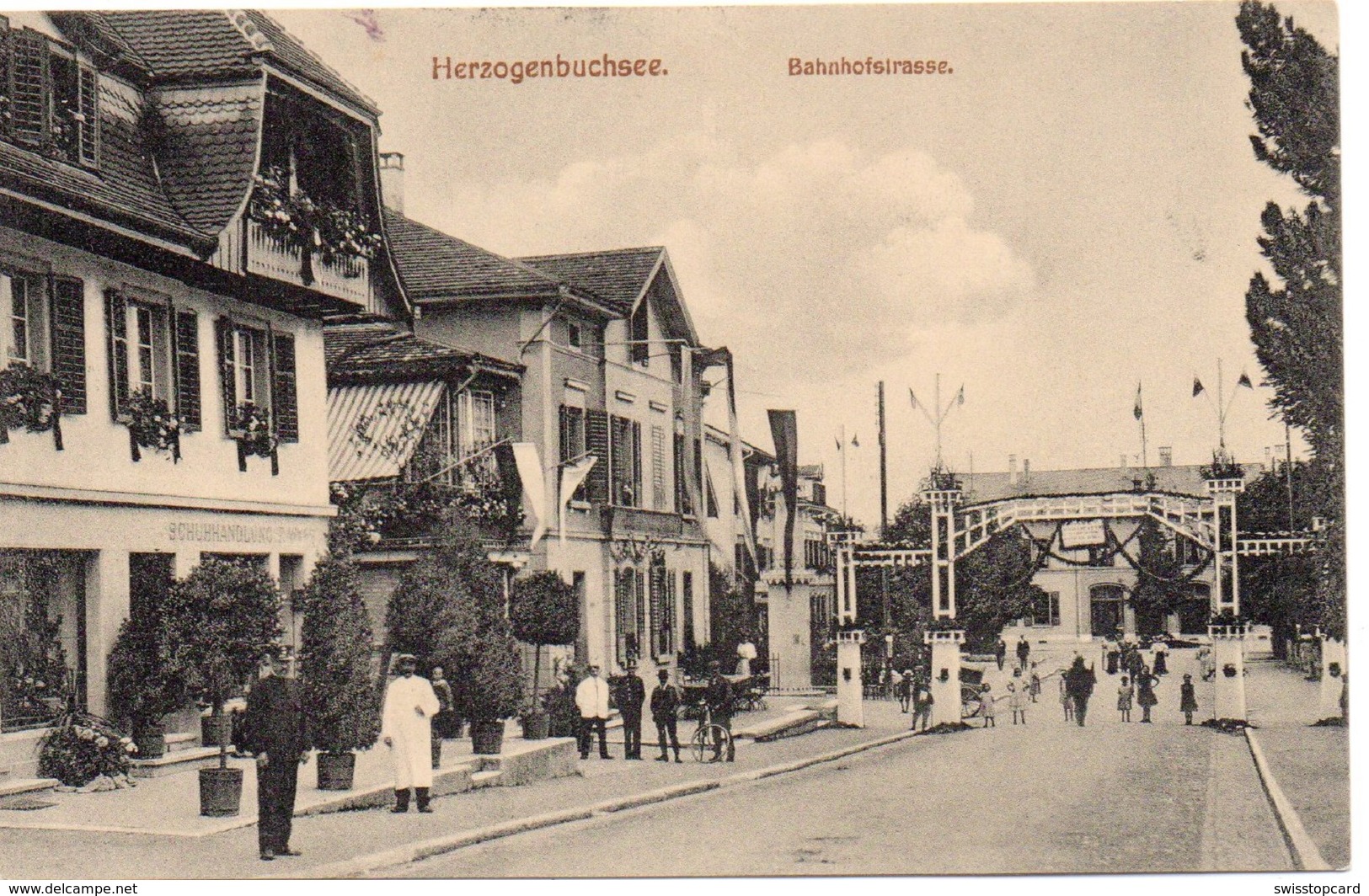 HERZOGENBUCHSEE Bahnhofstrasse Schuh-Handlung - Herzogenbuchsee