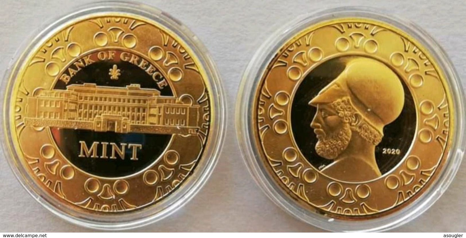 Greece Official Medal World Money Fair 2020 Proof - Fourth Edition Participation (free Shipping Via Registered Air Mail) - Royal / Of Nobility