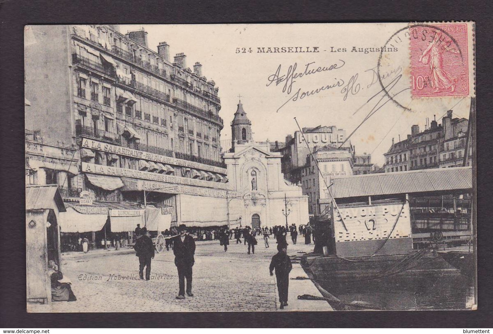 CPA Bouches-du-Rhône 13 Marseille Circulé Commerces Shop - Old Professions