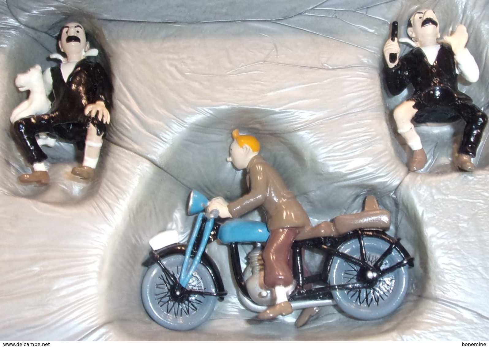 Tintin Dupond Dupont Moto Figurine Pixi  460/2500