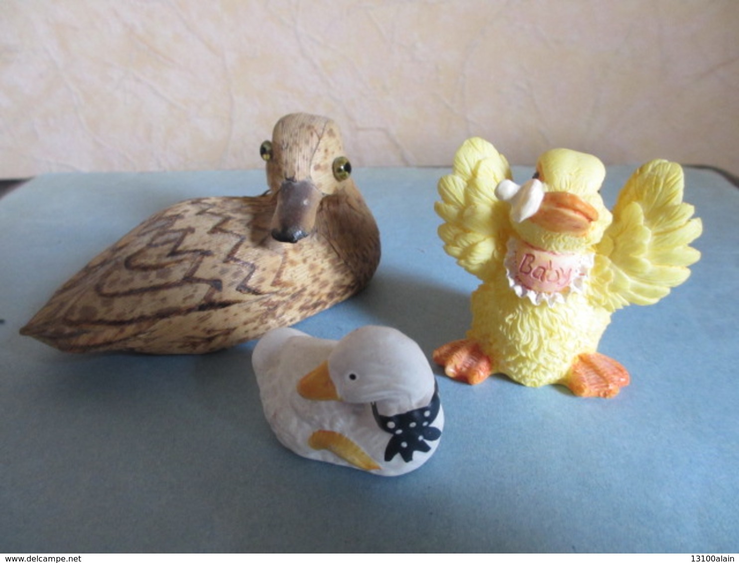 LOT 3 CANARDS FIGURINES OISEAUX COLLECTION - Vogels - Eenden