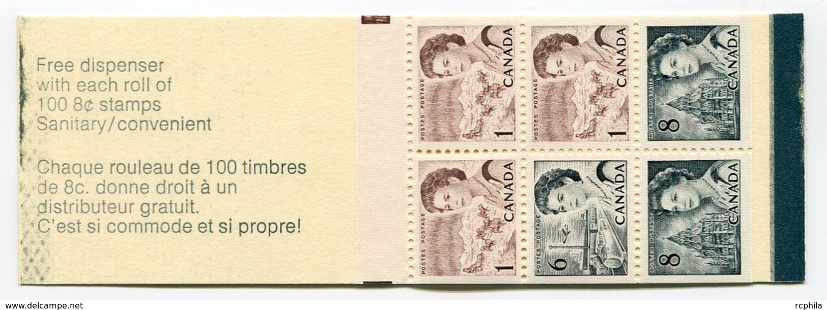 RC 15896 CANADA BK69 QUEEN ELIZABETH II CARNET COMPLET BOOKLET MNH NEUF ** - Carnets Complets