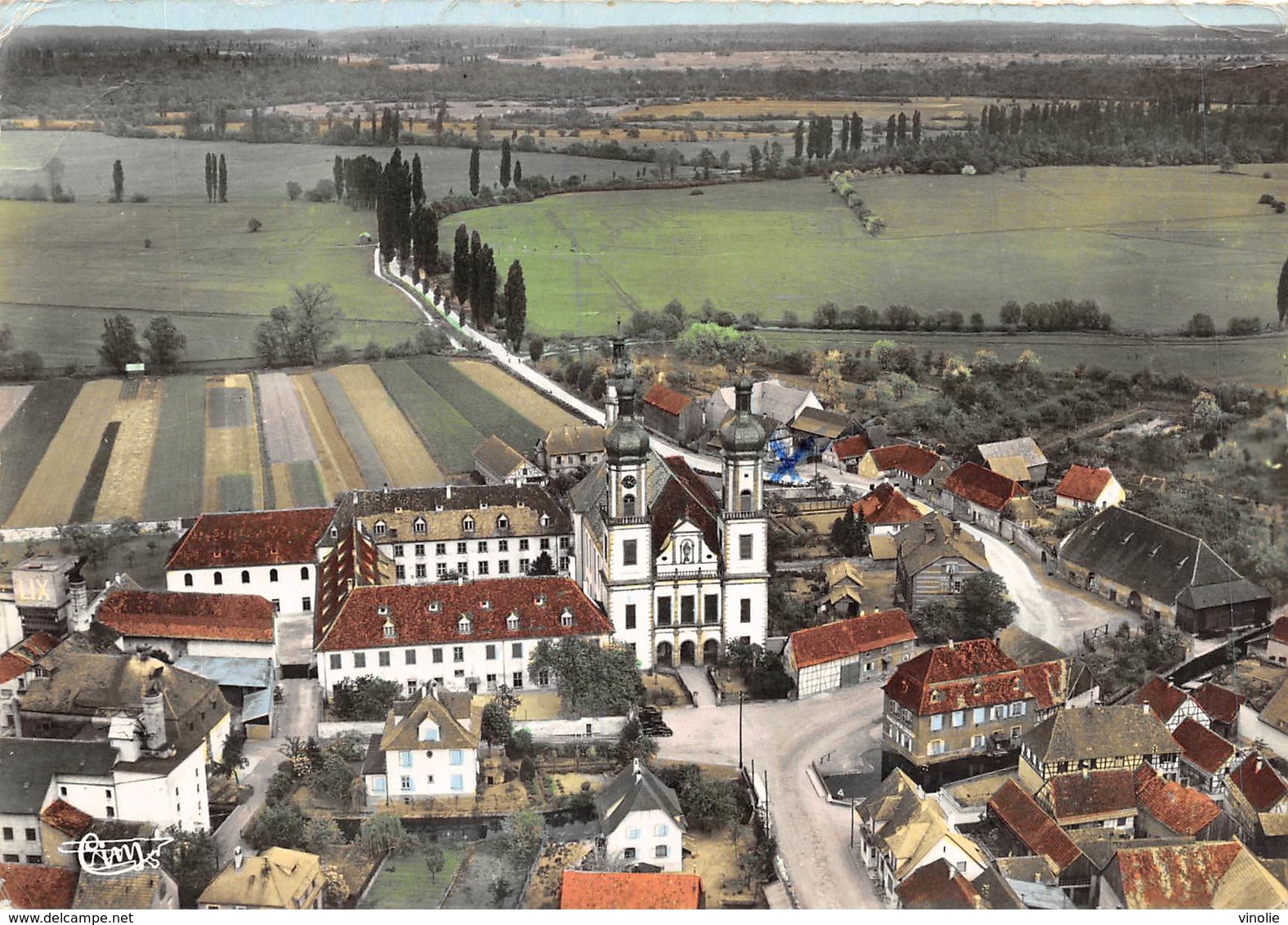 M-20-258 : VUE AERIENNE. EBERSMUNSTER - Ebersmunster