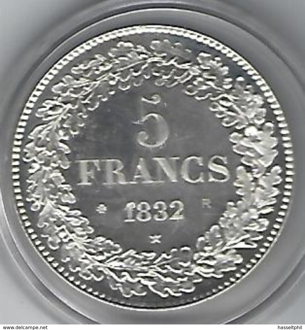 BELGIE - BELGIQUE 5 Frank / 5 Franc 1832  -  NASLAG 2003 - GR-BR3962 - Oplage = 1000 Stuks - 5 Frank