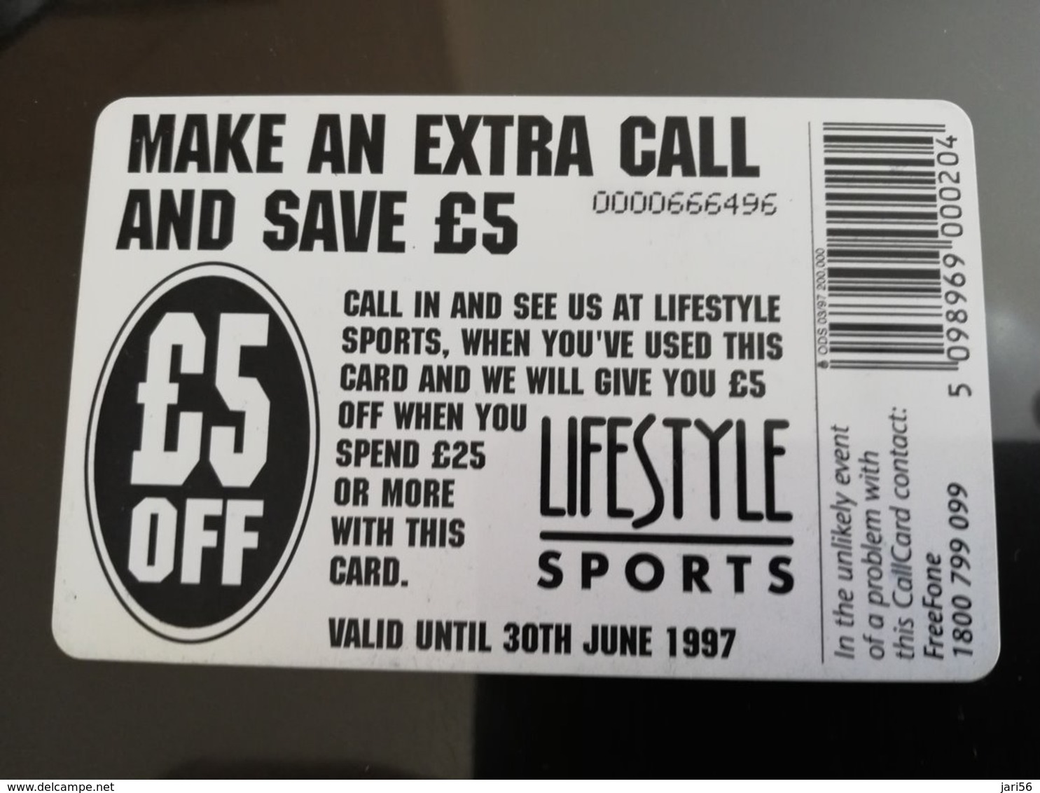 IRELAND /IERLANDE 20 Units Call Card LIFESTYLE SPORTS   CHIPCARD      ** 163** - Irland