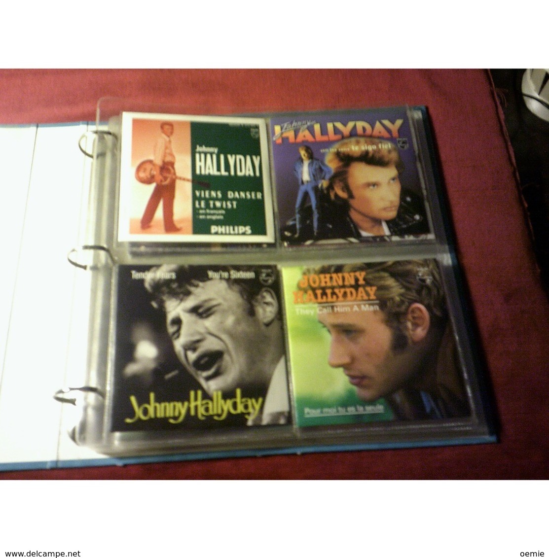 JOHNNY  HALLYDAY   Classeur 24 Singles De Collection - Collections Complètes