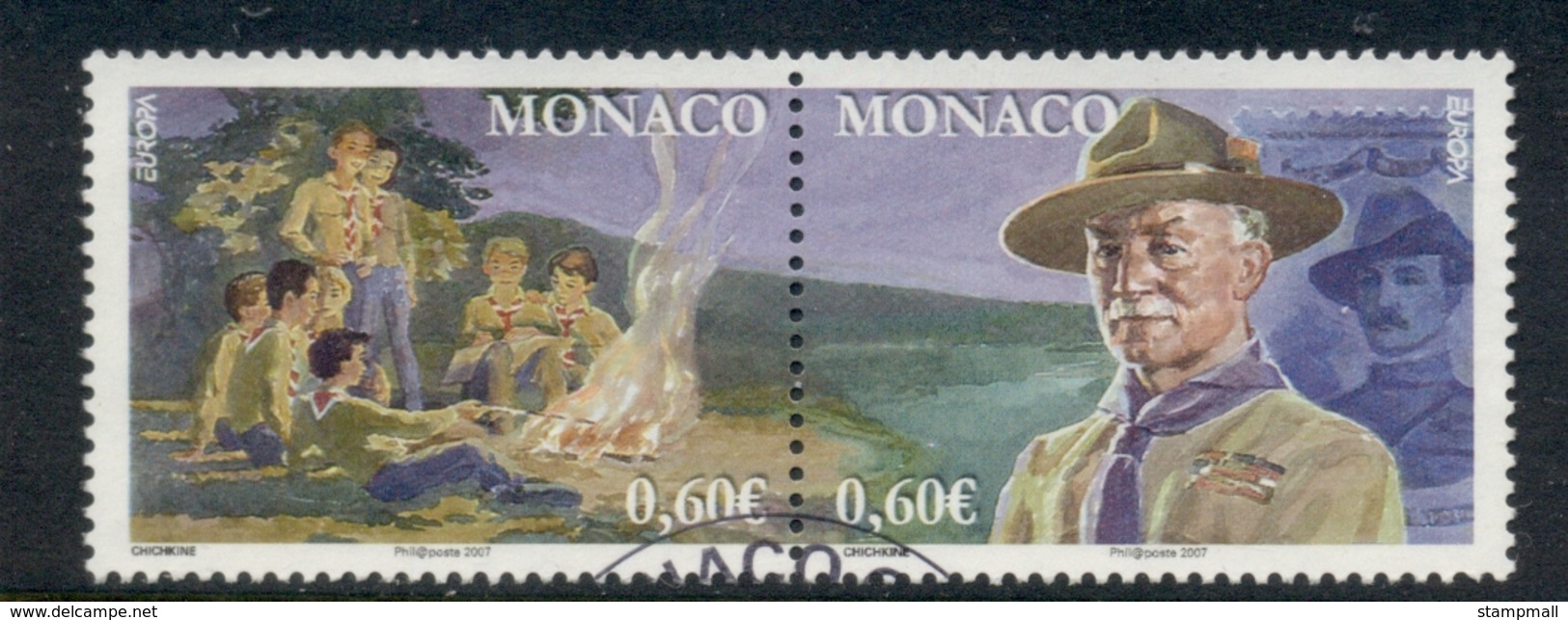 Monaco 2007 Europa Scouting FU - Used Stamps