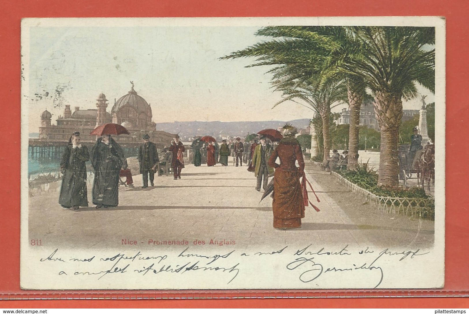 MONACO CARTE POSTALE AFFRANCHIE DE 1905 POUR PARIS FRANCE - Cartas & Documentos