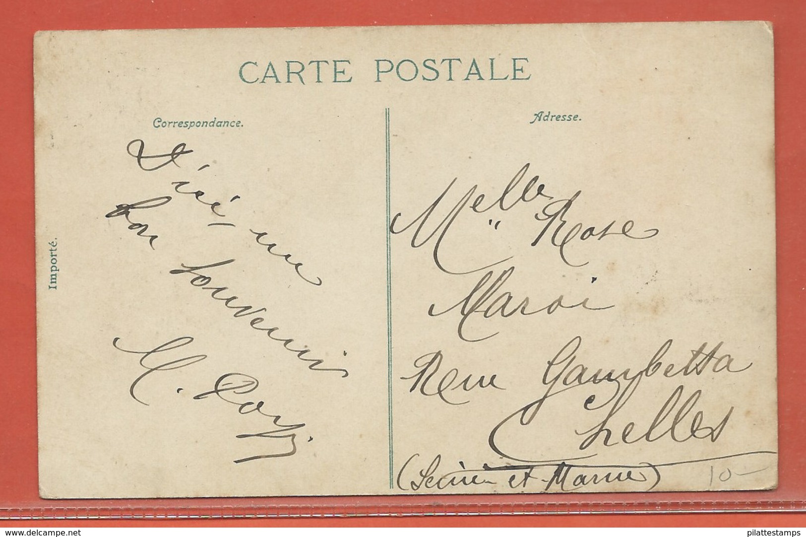 MONACO CARTE POSTALE AFFRANCHIE POUR CHELLES FRANCE - Lettres & Documents