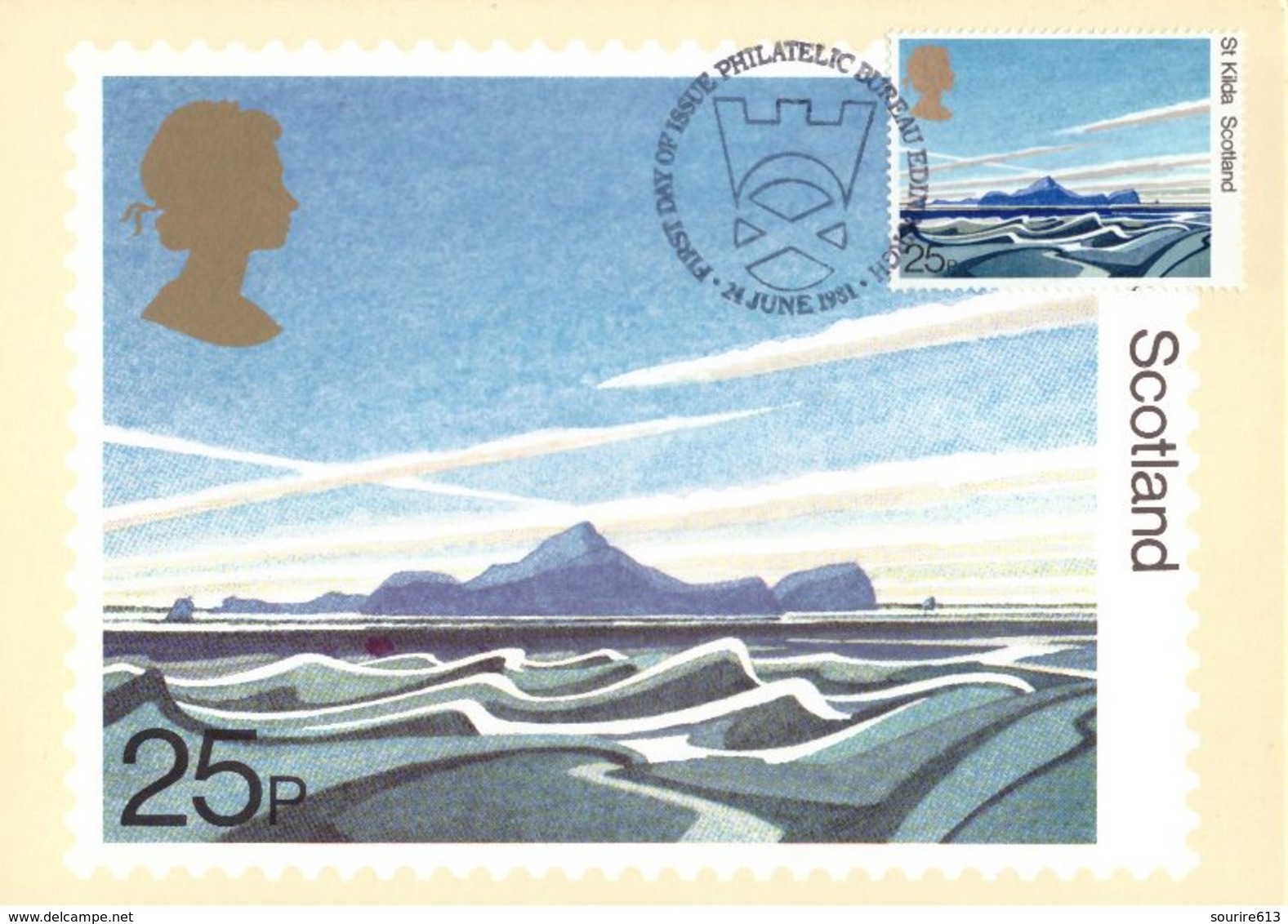 CPJ GB 1981 CM Géologie St. Kilda, Scotland. Archipel - Inseln