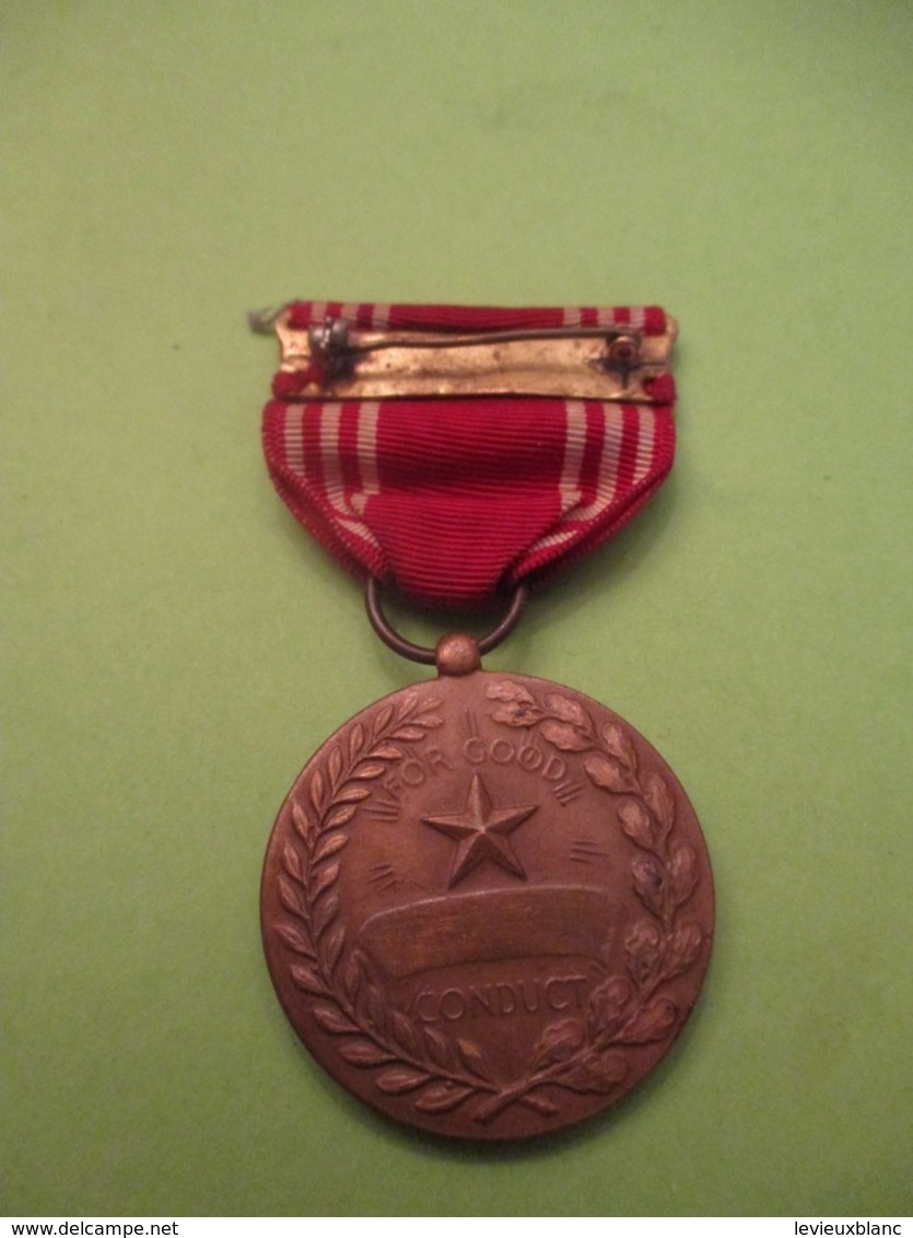 Médaille De Bon Conducteur /  Good Conduct Medal  /U.S.A. / Vers 1960             MED350 - USA