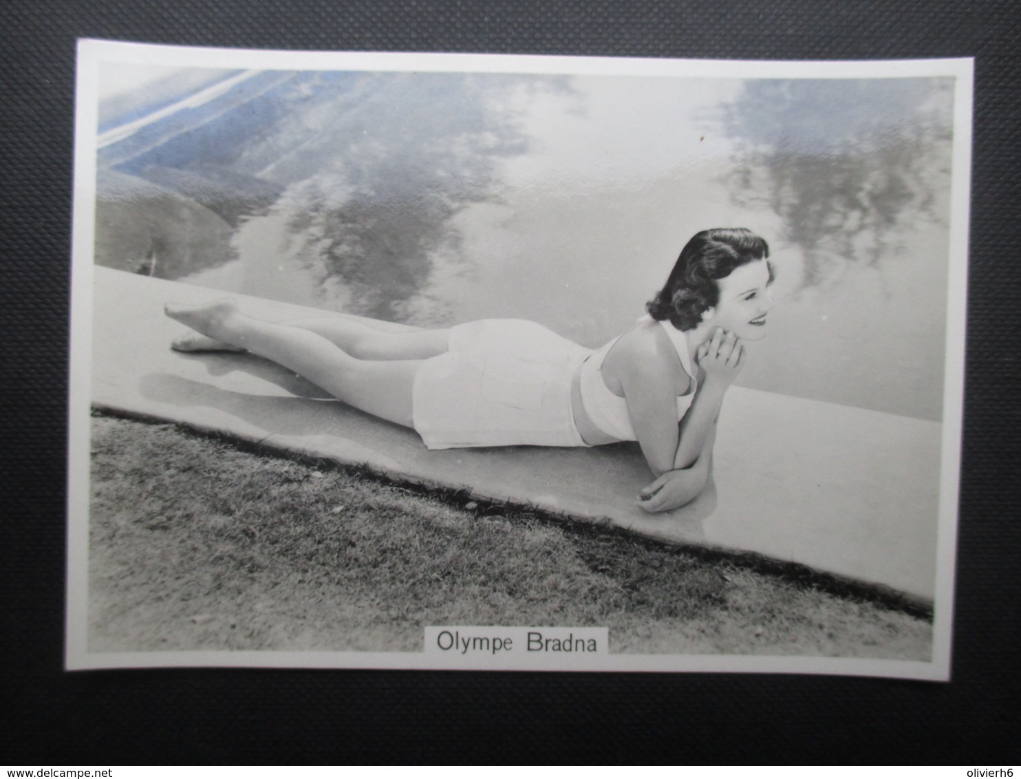 REAL PHOTO - PIN UP (V2004) OLYMPE BRADNA (2 Vues) N°23 BEAUTIES OF TO-DAY Sixth Series - Phillips / BDV