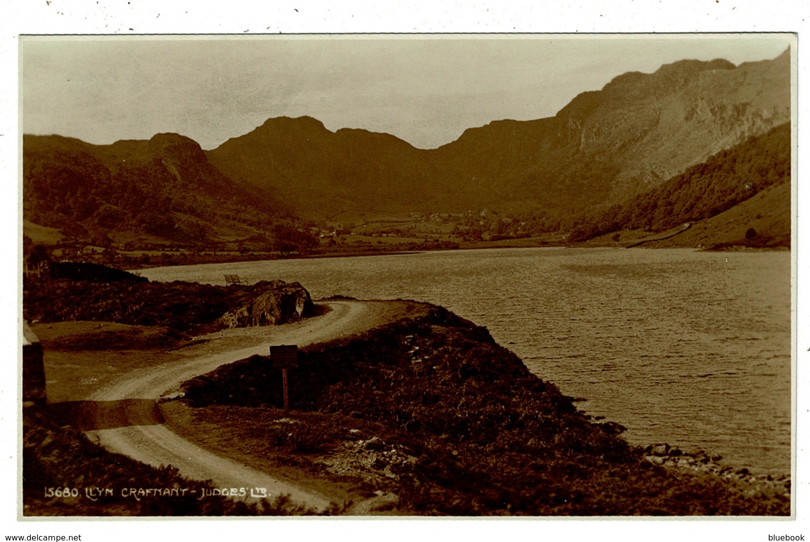 Ref 1341 - Judges Real Photo Postcard - Llyn Crafnant Caernarvonshire Wales - Caernarvonshire