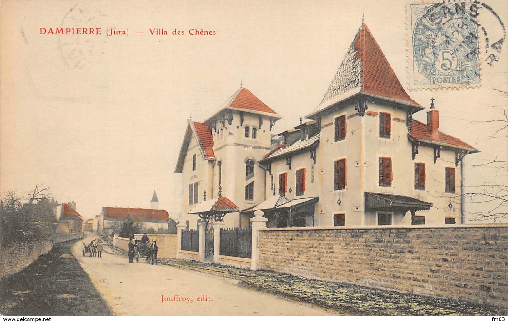 Dampierre Villa Des Chênes Colorisée Jouffroy - Dampierre