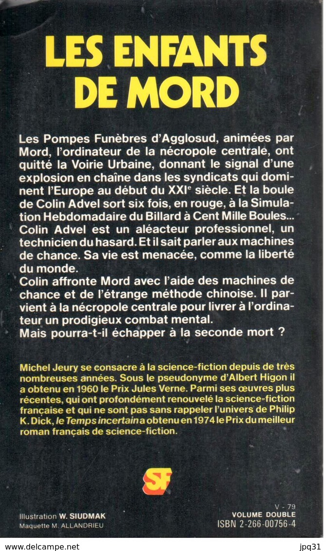 Michel Jeury - Les Enfants De Mord - Presses Pocket SF 5053 - Presses Pocket