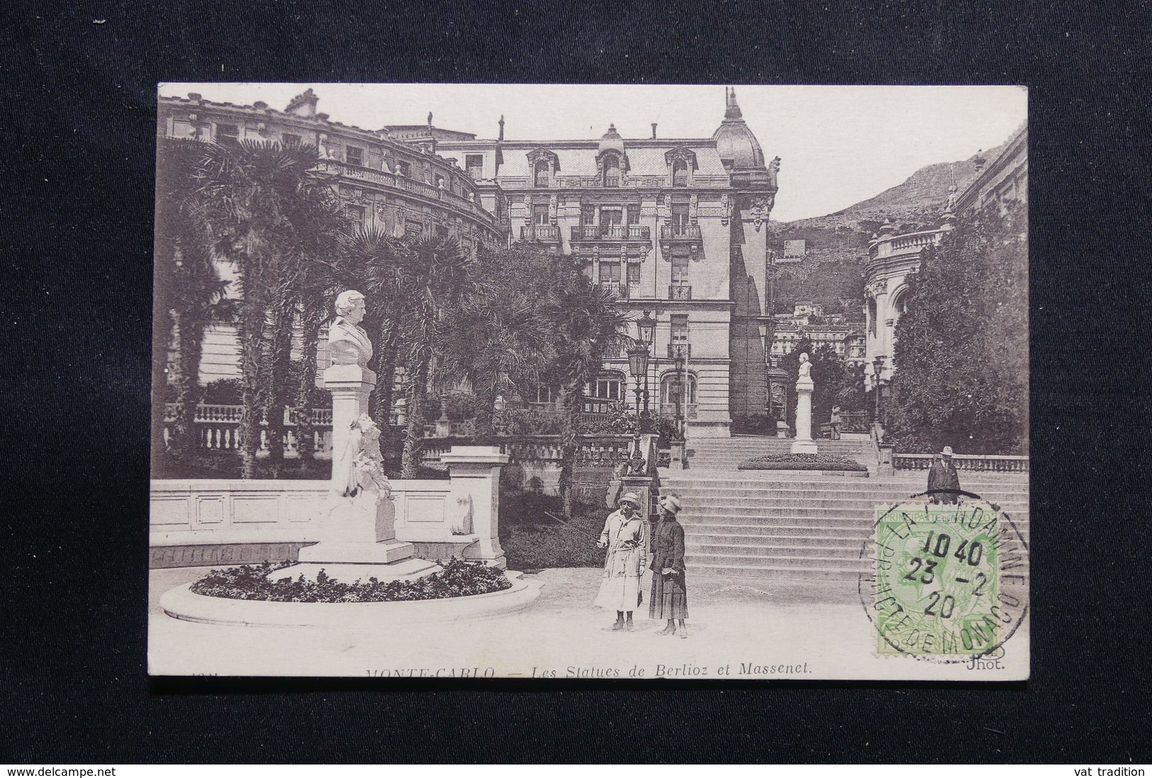 MONACO - Affranchissement De La Condamine Sur Carte Postale En 1920 Pour Lyon - L 55522 - Storia Postale