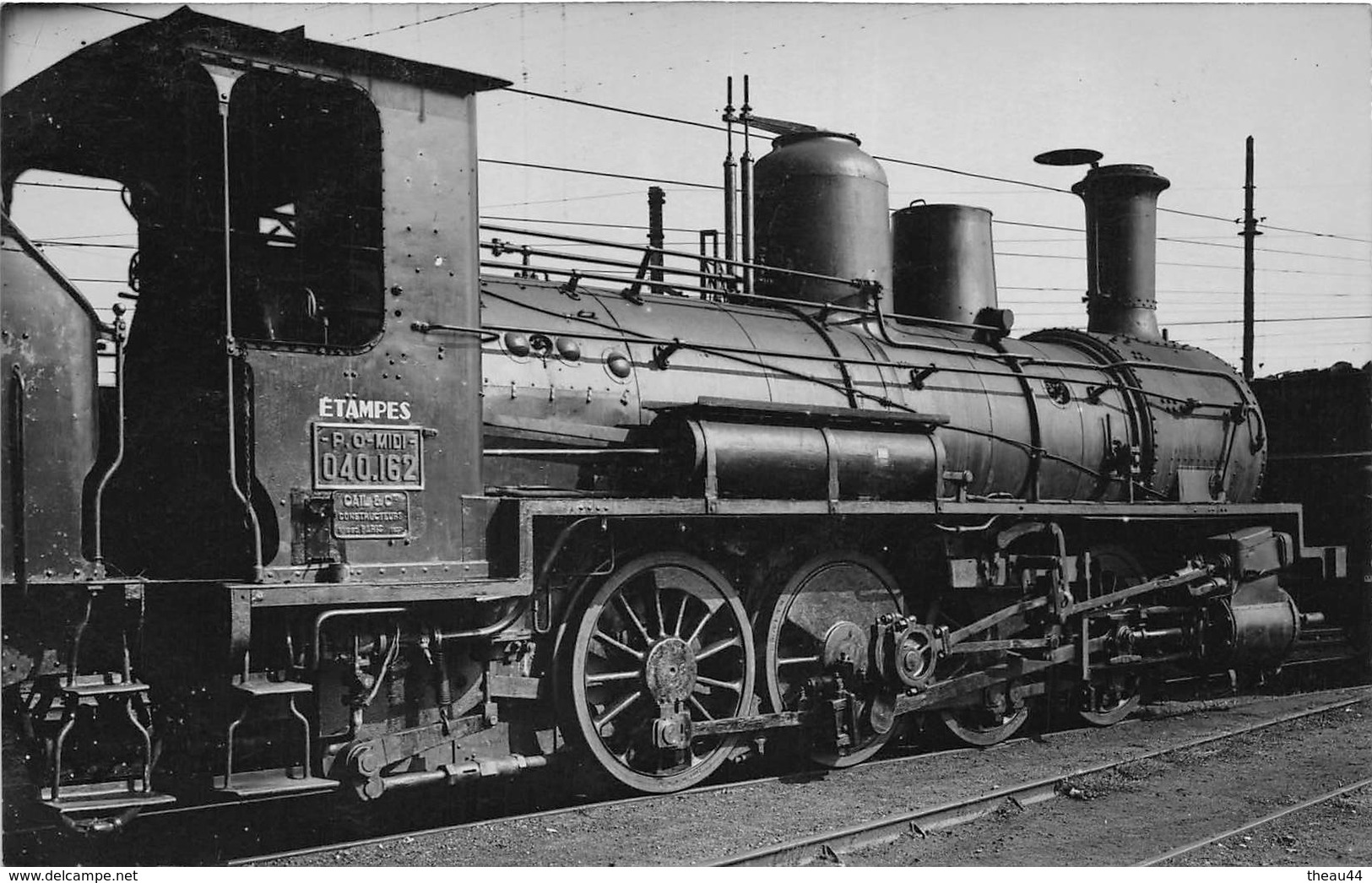 ¤¤   -   Carte-Photo D'une Locomotive " ETAMPES " N° 040.162   -  Chemin De Fer , Train    -  ¤¤ - Equipment