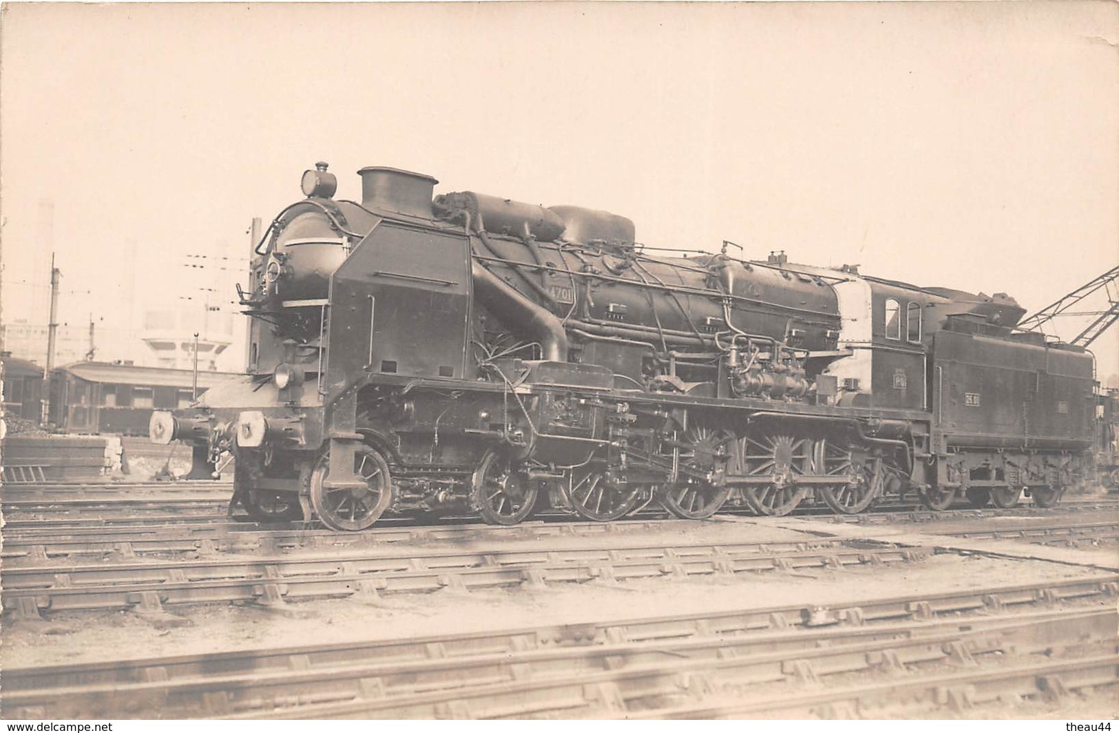 ¤¤   -   Carte-Photo D'une Locomotive  -  Chemin De Fer , Train En Gare    -  ¤¤ - Materiaal