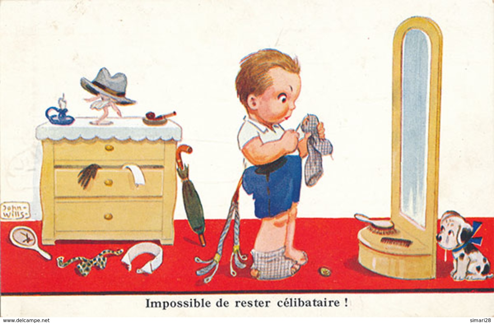 IMPOSSIBLE DE RESTER CELIBATAIRE (DESSIN DE JOHN. WILLS) - Wills, John