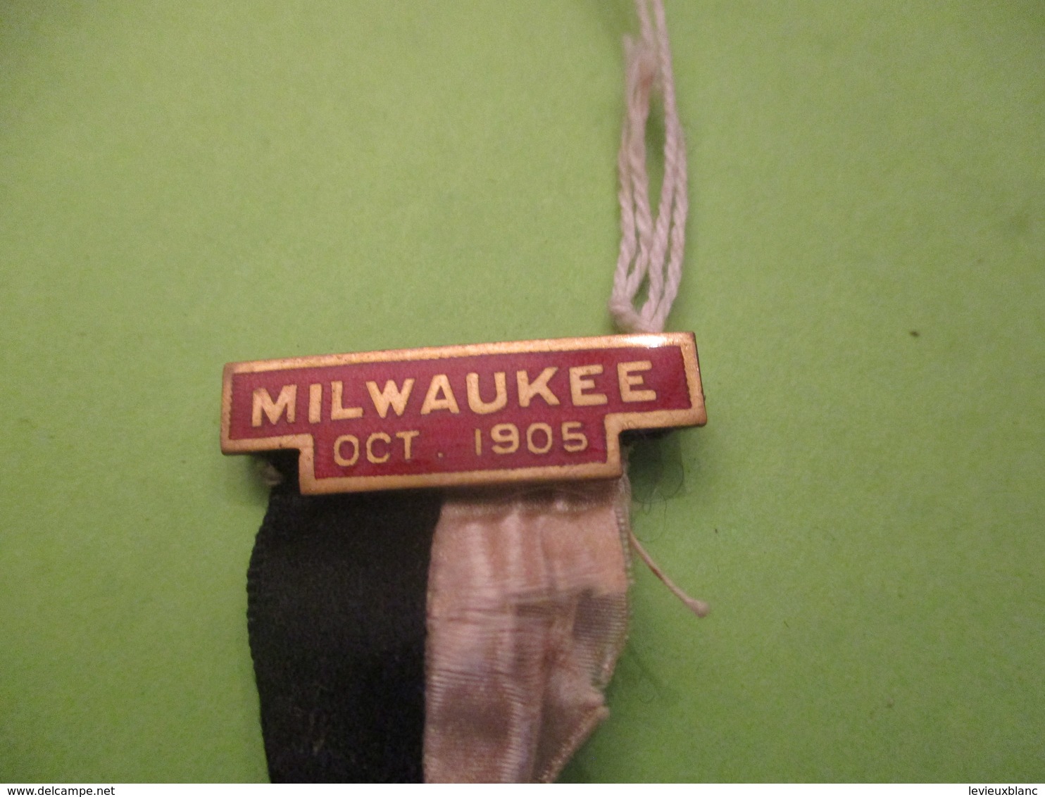 Médaille Franc-maçonique / Grand Commandery/Wisconsin/avec Barrette MILWAUKEE/1905                       MED367 - Etats-Unis