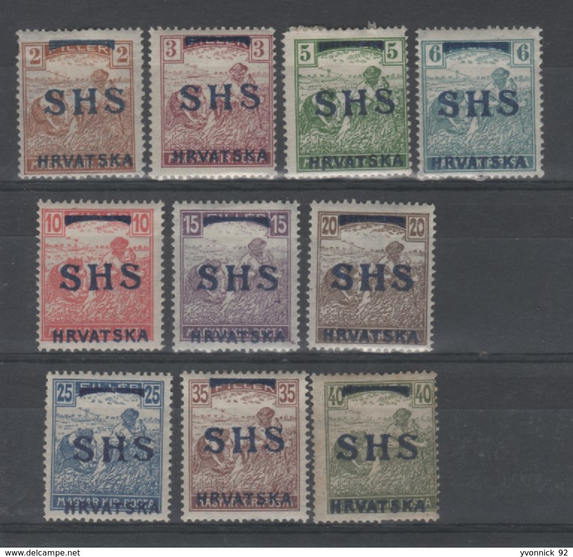 Yougoslavie _  (1919 ) Timbres- Taxe Surch. S HS - Prephilately