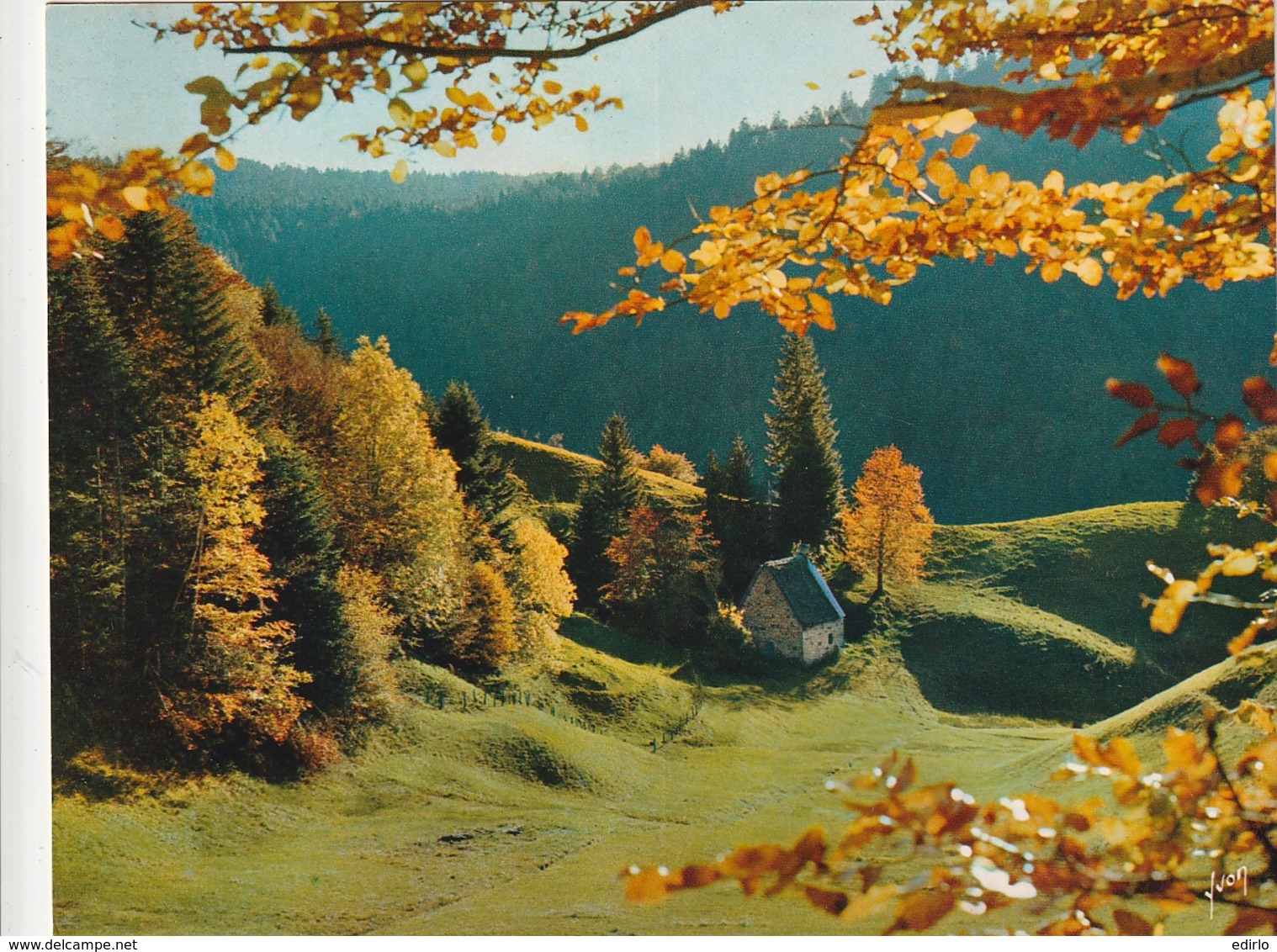 *** CALENDRIER 1974*** Reflets D'Automne   14x20cm --carte Postale Géante Calendrier Au Dos Offert  éditions  YVON - Grand Format : 1971-80