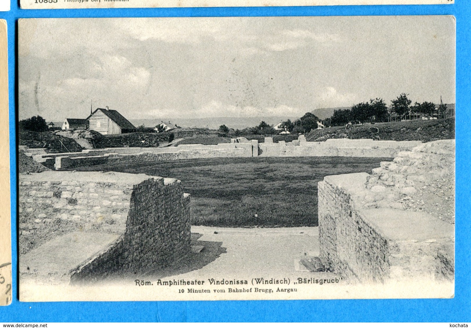NY398, Vindonissa, Windisch, Près De Brugg, Amphitheatre Romain, Circulée 1907 - Brugg