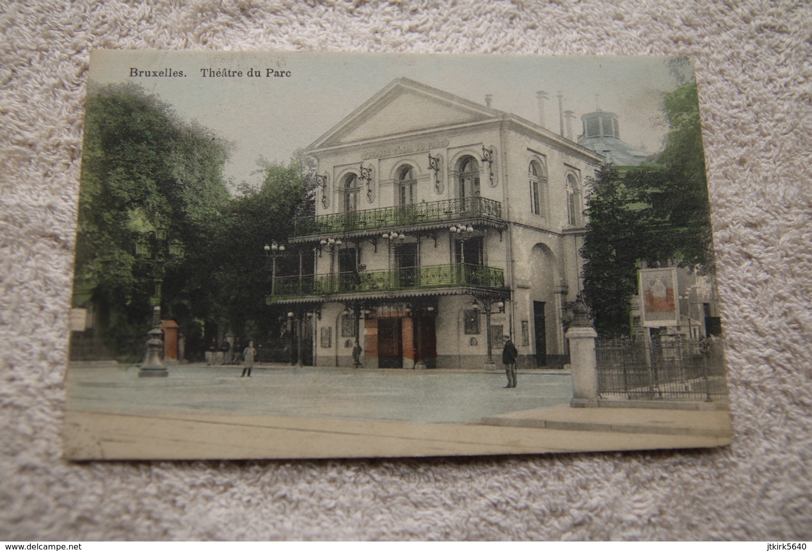 Cpa Couleur Bruxelles "Théâtre Du Parc" - Forêts, Parcs, Jardins