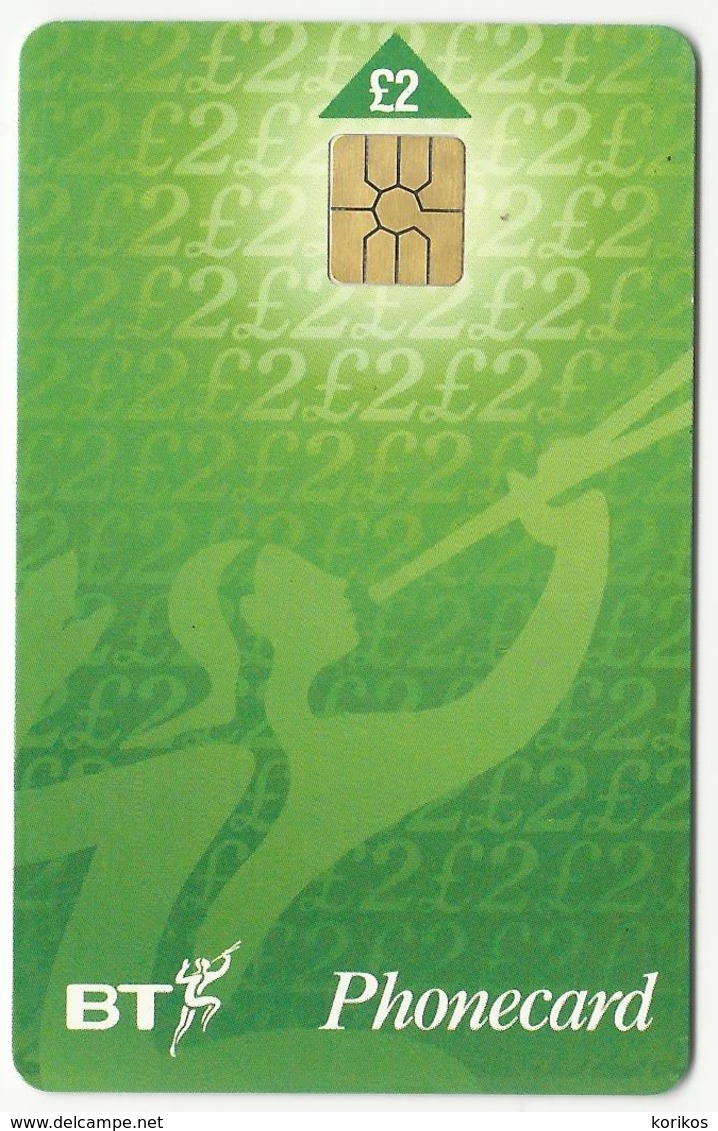 BT PHONECARD – GREAT BRITAIN - UK - INSTRUCTIONS – 1998 – GREEN - TWO POUNDS - USED - Autres & Non Classés