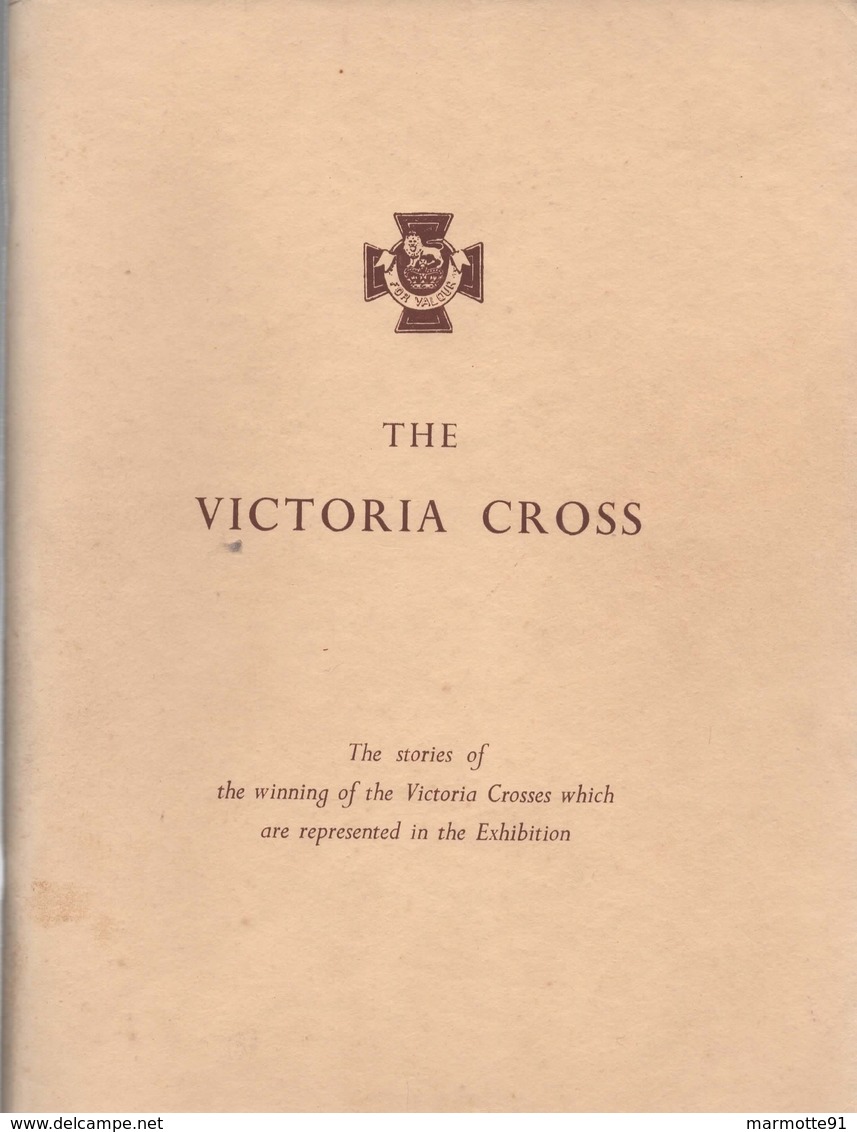 THE VICTORIA CROSS CENTENARY EXHIBITION 1956 MEDAILLE DECORATION MILITAIRE BRITANNIQUE - Grande-Bretagne