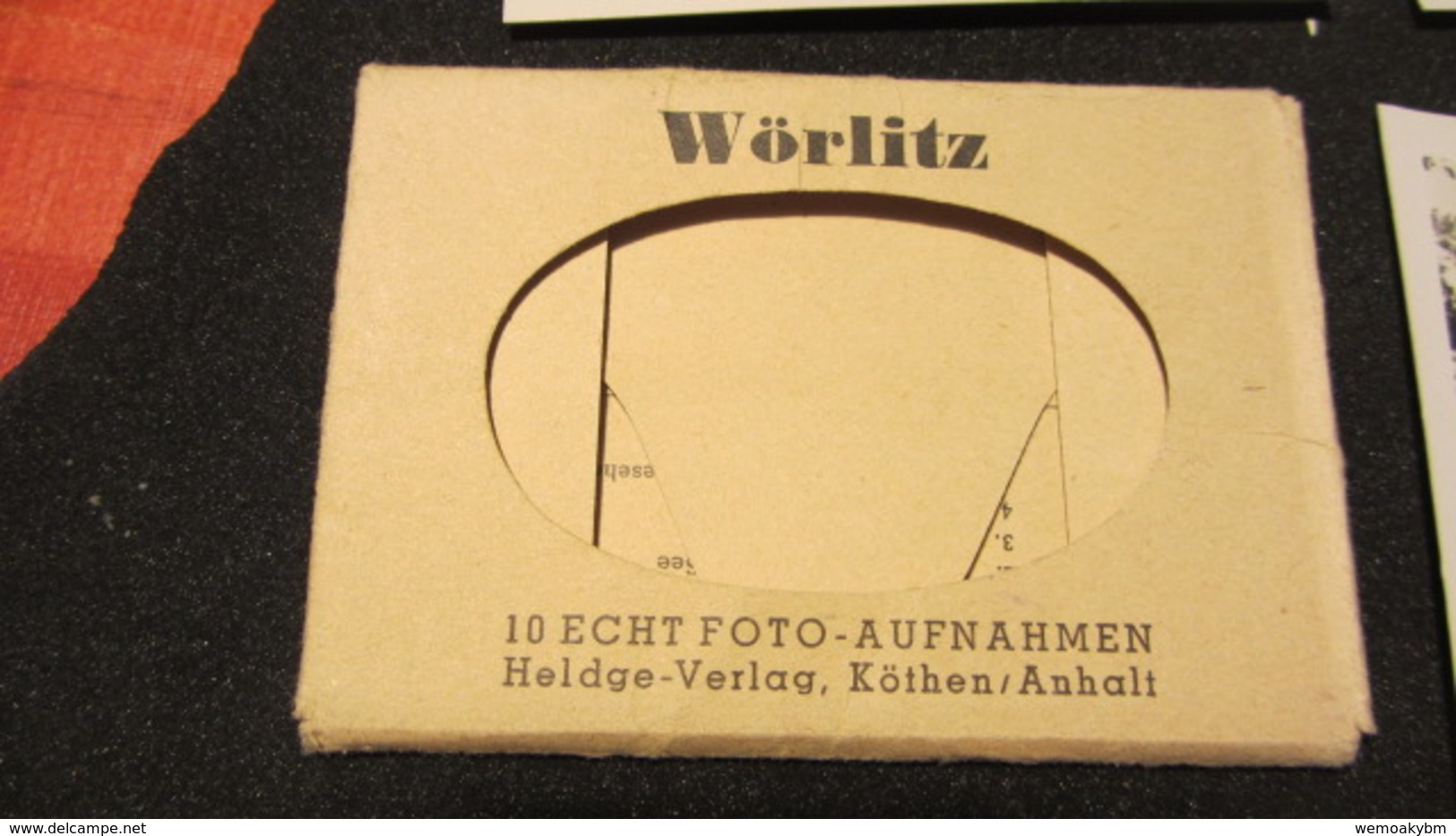 DR: Heft Wörlitz 10 Echte Foto-Aufnahmen Vom Heldge-Verlag Köthen Format 9,5x7 Cm - Woerlitz