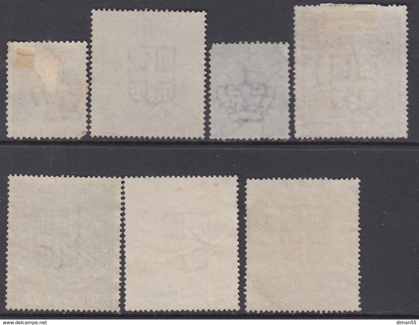 ITALIA REGNO Lotto 7 Fiscali 1865-1878 - Usati  LUXUS GESTEMPELT - Revenue Stamps