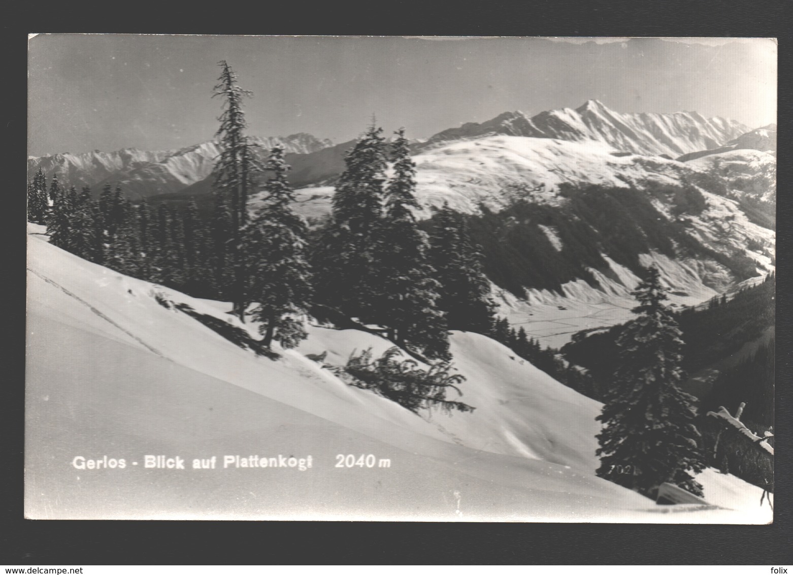 Gerlos - Blick Auf Plattenkogl - Gerlos