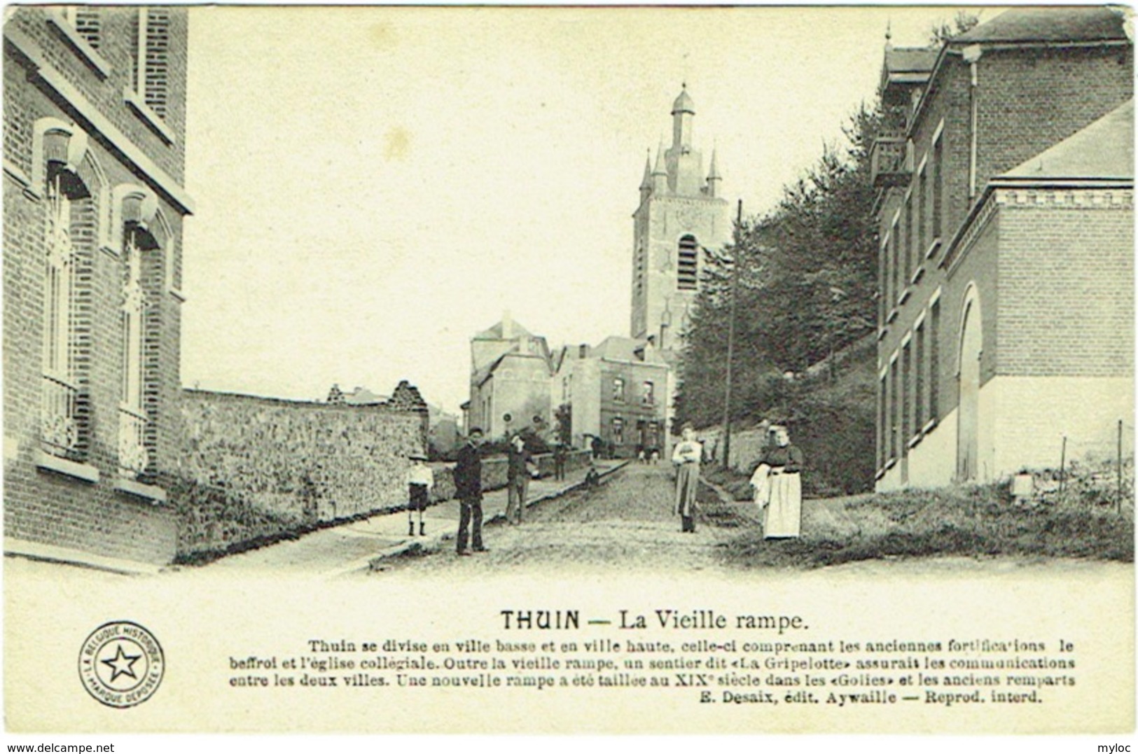 Thuin. La Vieille Rampe. - Thuin