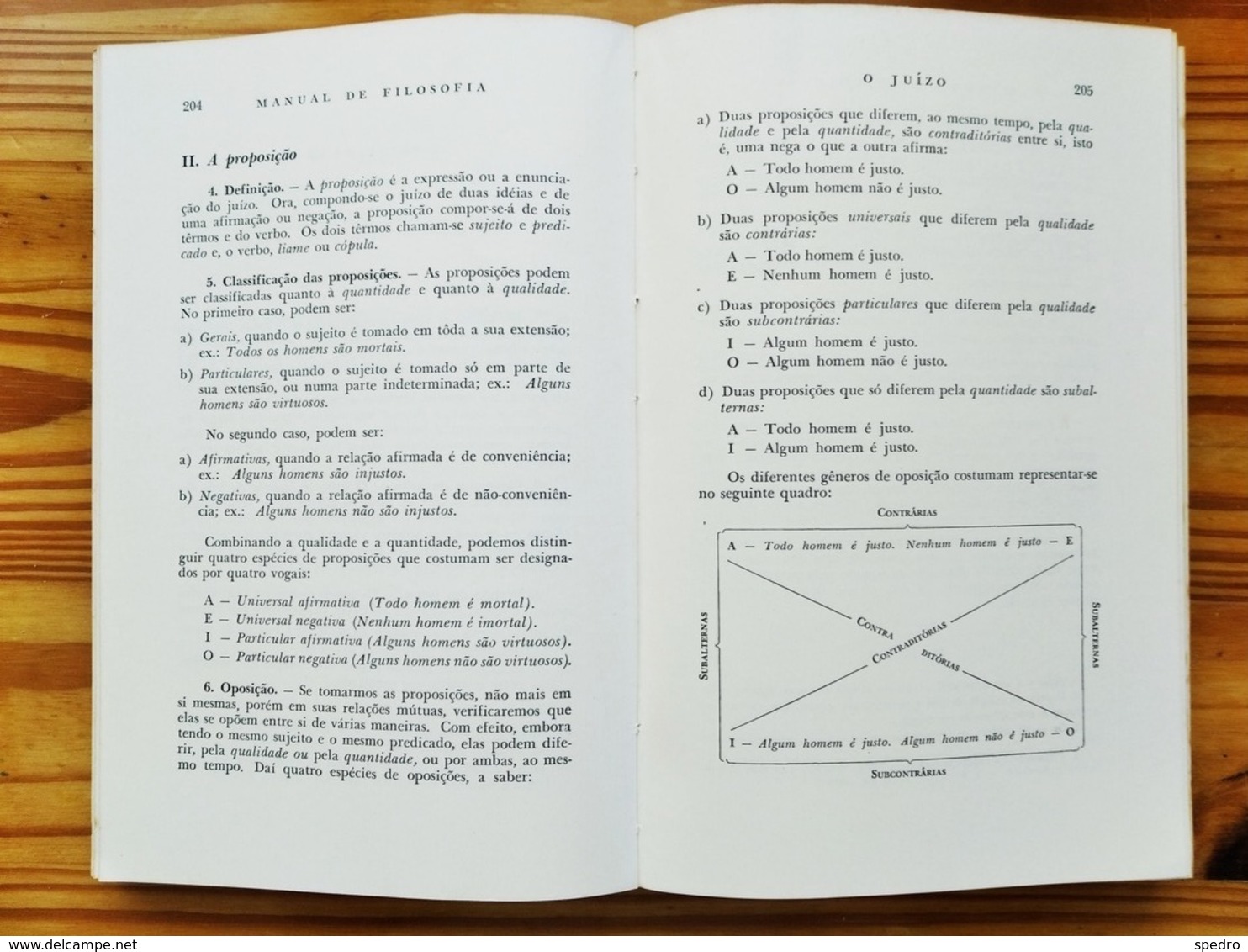 Brasil 1961 Manual De Filosofia Theobaldo Miranda Santos Companhia Editora Nacional Exemplar 6685 São Paulo Science - Scolaires