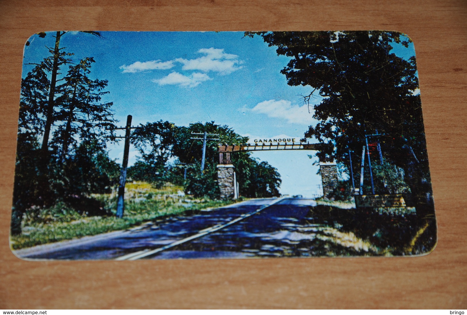 3143-           CANADA, ONTARIO, GANANOQUE, GATEWAY TO THE 1000 ISLANDS - 1956 - Gananoque