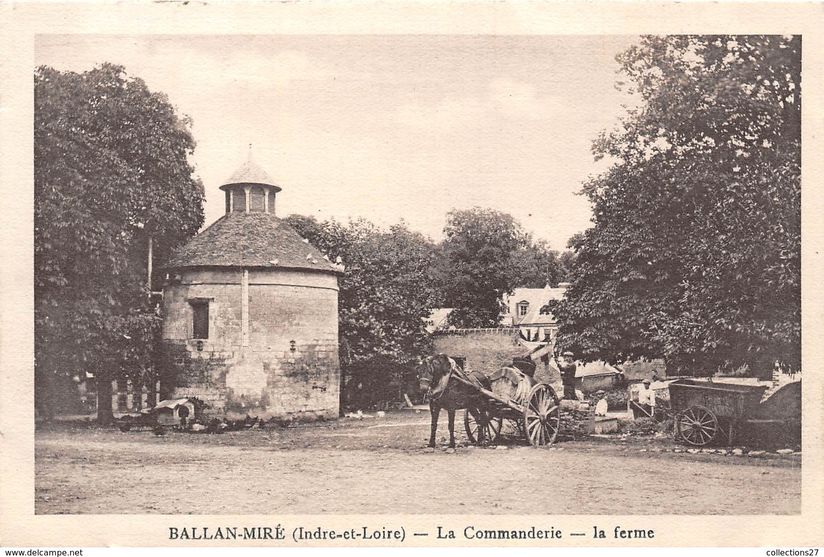 37-BALLAN-MIRE- LA COMMANDERIE , LA FERME - Ballan-Miré