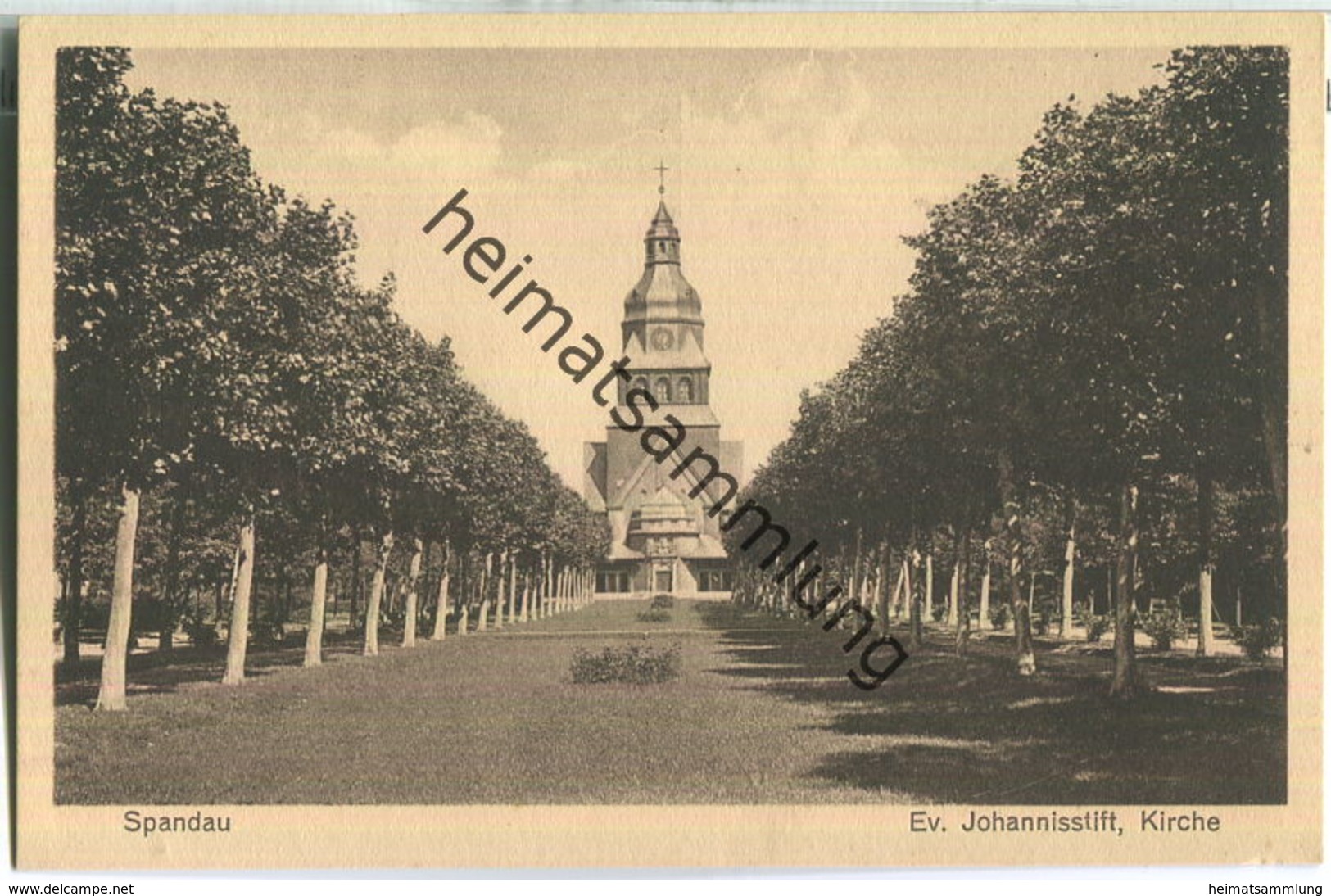 Berlin-Spandau - Ev. Johannisstift - Kirche - Ce-Ba-Verlag Spandau 30er Jahre - Spandau