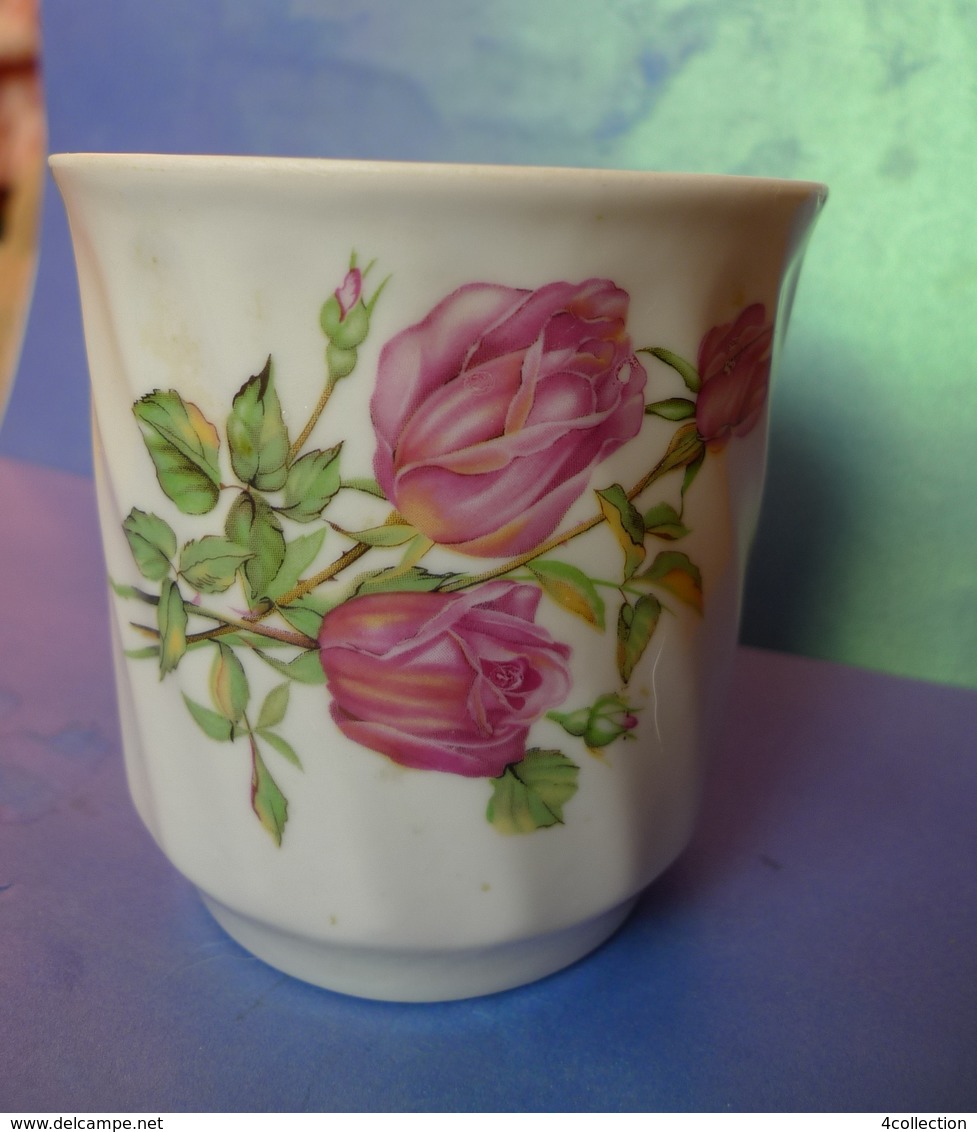 USSR Soviet Baranovsky Porcelain Factory MUG CUP rose Baranovka hallmark