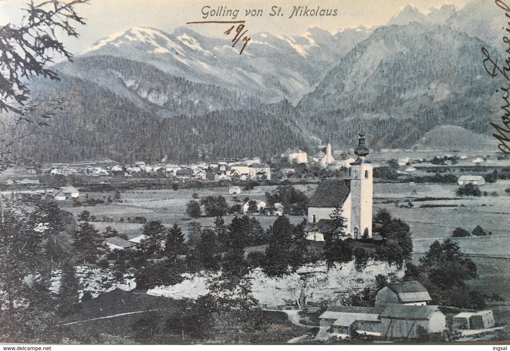 AUSTRIA.....OSTERREICH........Golling Von St. Nikolaus....1910? - Golling