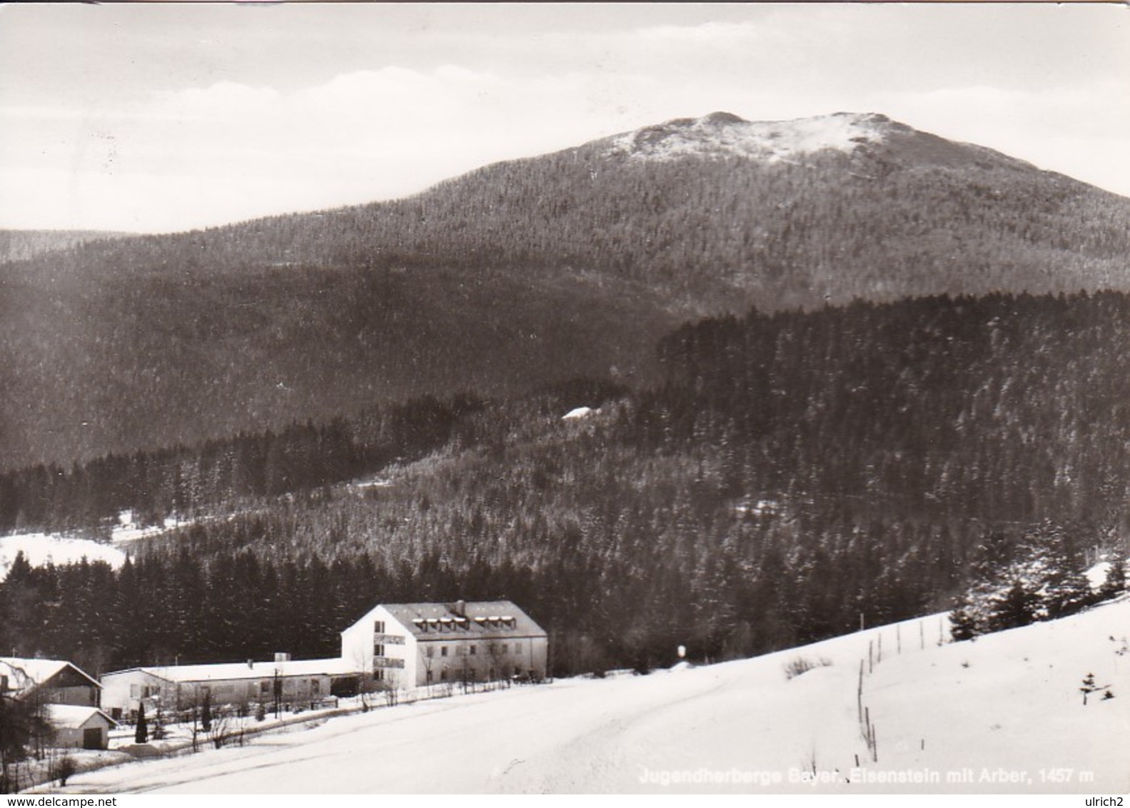 AK Bayerisch Eisenstein - Jugendherberge  - Winter - 1973 (48270) - Regen